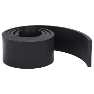 Margine De Cauciuc Pentru Plug De Zăpadă Negru 150X10X1 Cm