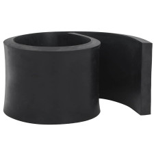 Margine De Cauciuc Pentru Plug De Zăpadă Negru 100X15X2 Cm