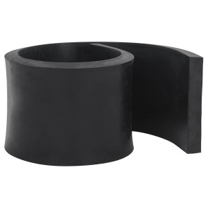 Margine De Cauciuc Pentru Plug De Zăpadă Negru 100X15X2 Cm