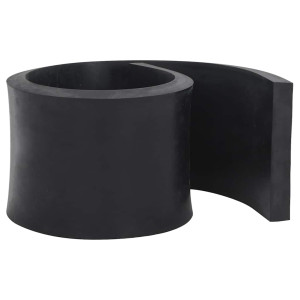 Margine De Cauciuc Pentru Plug De Zăpadă Negru 120X15X2 Cm