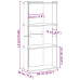 Bibliotecă 3 Etaje Stejar Artizanal 60X30X120 Cm Lemn Prelucrat