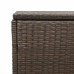 Cutie De Depozitare De Grădină Maro 110X50X58 Cm Polirattan