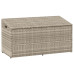 Cutie De Depozitare Grădină Gri Deschis 110X50X58 Cm Polirattan