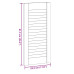 Ușă De Dulap Cu Grilaj 61,5X29,5 Cm Din Lemn Masiv De Pin