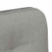 Scaun De Birou Pivotant, Gri Deschis, Material Textil