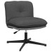 Scaun De Birou Pivotant, Gri Închis, Material Textil