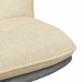 Scaun De Birou Pivotant, Crem, Material Textil
