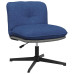 Scaun De Birou Pivotant, Albastru, Material Textil