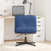 Scaun De Birou Pivotant, Albastru, Material Textil