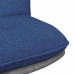 Scaun De Birou Pivotant, Albastru, Material Textil