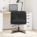 Scaun De Birou Pivotant, Negru, Material Textil