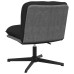 Scaun De Birou Pivotant, Negru, Material Textil