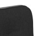 Scaun De Birou Pivotant, Negru, Material Textil
