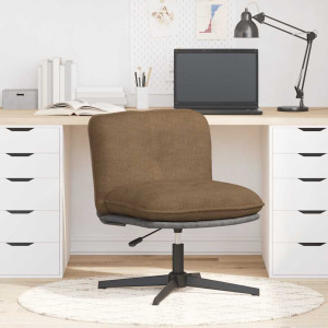 Scaun De Birou Pivotant, Gri Taupe, Material Textil