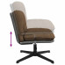 Scaun De Birou Pivotant, Gri Taupe, Material Textil
