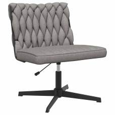 Scaun De Birou Pivotant, Gri Deschis, Material Textil