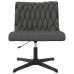 Scaun De Birou Pivotant, Gri Închis, Material Textil