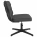 Scaun De Birou Pivotant, Gri Închis, Material Textil