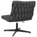 Scaun De Birou Pivotant, Gri Închis, Material Textil