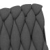 Scaun De Birou Pivotant, Gri Închis, Material Textil