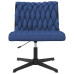 Scaun De Birou Pivotant, Albastru, Material Textil