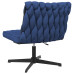 Scaun De Birou Pivotant, Albastru, Material Textil