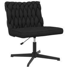 Scaun De Birou Pivotant, Negru, Material Textil