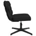 Scaun De Birou Pivotant, Negru, Material Textil