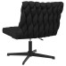Scaun De Birou Pivotant, Negru, Material Textil