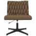 Scaun De Birou Pivotant, Gri Taupe, Material Textil