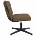 Scaun De Birou Pivotant, Gri Taupe, Material Textil