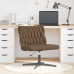 Scaun De Birou Pivotant, Gri Taupe, Material Textil