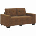 Canapea 2 Pcs Maro 221 X 78 X 80 Cm Piele Artificială