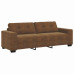 Canapea 2 Pcs Maro 221 X 78 X 80 Cm Piele Artificială