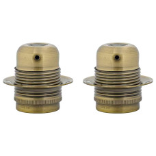 Suporturi De Lampă 2 Buc Bronz E27