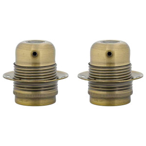 Suporturi De Lampă 2 Buc Bronz E27