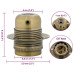 Suporturi De Lampă 2 Buc Bronz E27
