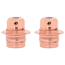Suporturi De Lampă 2 Buc Rose Gold E27