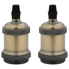 Suporturi De Lampă 2 Buc Bronz E27