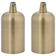 Suporturi De Lampă 2 Buc Bronz E27