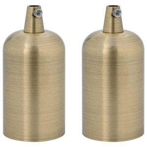 Suporturi De Lampă 2 Buc Bronz E27