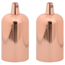 Suporturi De Lampă 2 Buc Rose Gold E27