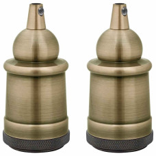 Suporturi De Lampă 2 Buc Bronz E27