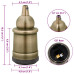 Suporturi De Lampă 2 Buc Bronz E27