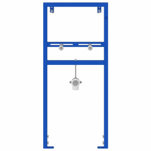 Suport De Perete Pentru Baie Albastru 50 X 17.5 X 136 Cm Oțel