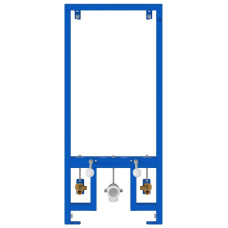 Suport De Perete Pentru Baie Albastru 50 X 17.5 X 136 Cm Oțel