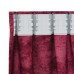 Draperie Cu Perdele 2 Pcs Bordo 175 X 140 Cm Catifea