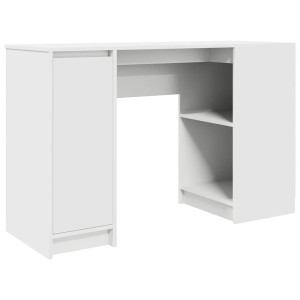 Birou Alb 120X42X76 Cm Lemn Prelucrat