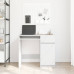 Birou Alb 86X49X76 Cm Lemn Prelucrat