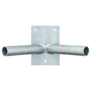 Suport Pentru Stâlp De Steag Argintiu 11.5 X 7.5 Cm Oțel